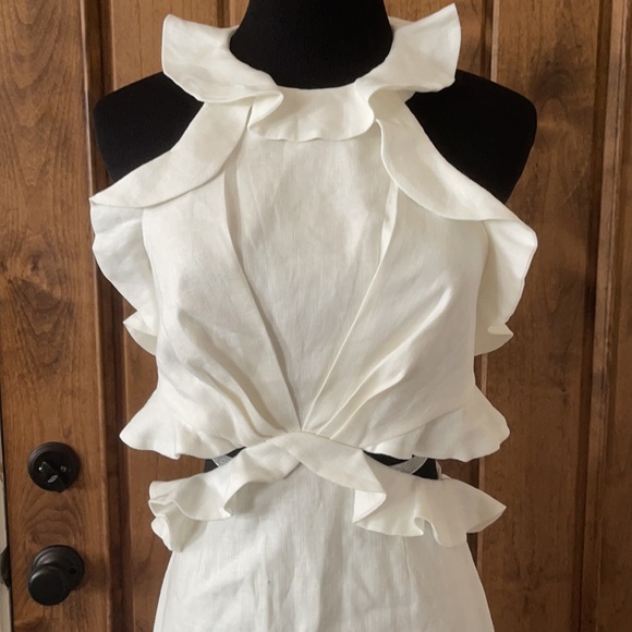 Zimmermann linen lovestruck dress sz 1  small Resort - Picture 5 of 11